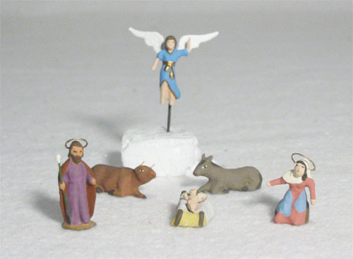 Natività in metallo cm. 3 pezzi 6