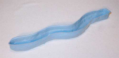 Corso d'acqua x ruscello azzurra cm. 29x3x3