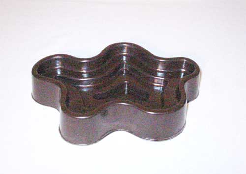 Vaschetta mignon marrone cm. 20x16x3
