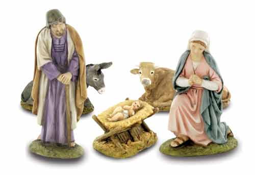 Natività in resina cm. 10 pezzi 5