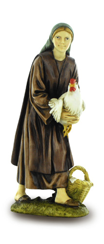 Pastorella con gallina