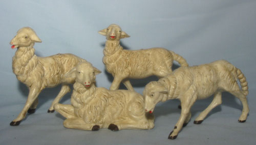 Busta con 4 pecore