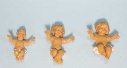 Gesù bambino in plastica cm. 5,5 per statue cm. 12