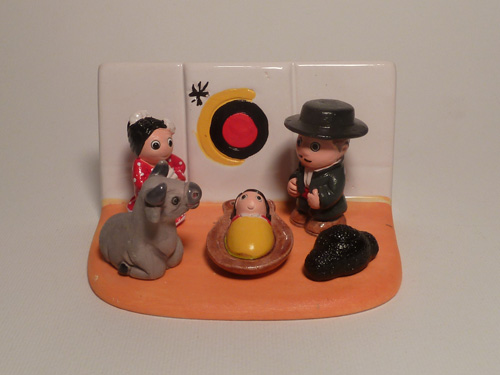 Presepio Tipo Spagnolo cm. 8,5 x 5,5 x 4,5