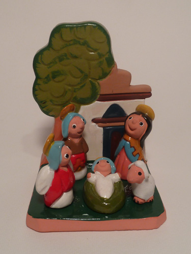 Presepio Cochabamba Albero cm. 6,5 x 6 x 8,5