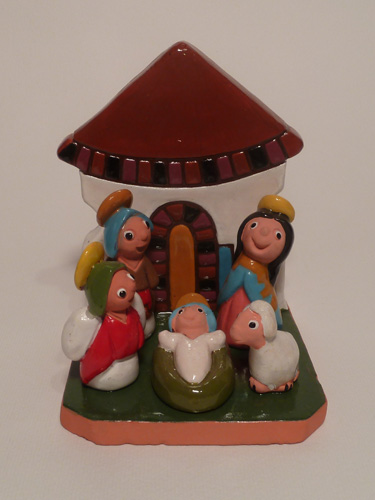 Presepio Cochabamba Casa cm. 6,2 x 6 x 8
