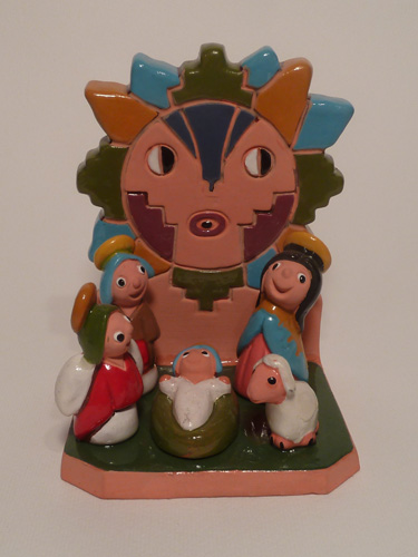 Presepio Cochabamba Sole cm. 6,5 x 6 x 8,5