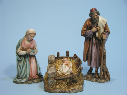 Natività 5 soggetti cm. 15