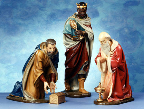 Re Magio  (figura in ginocchio)  cm. 70