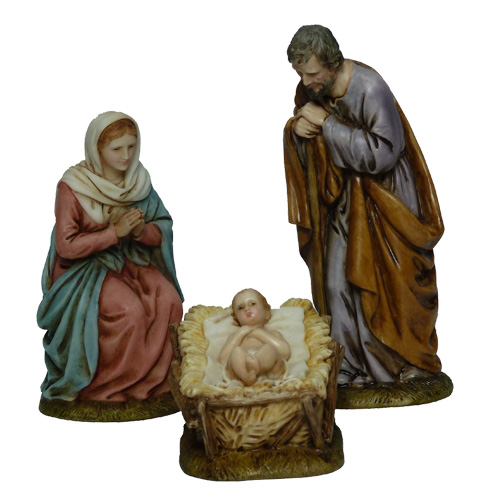 Natività 3 pezzi cm.11