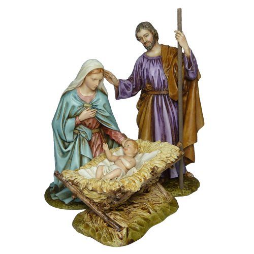 Natività 3 pezzi cm. 18