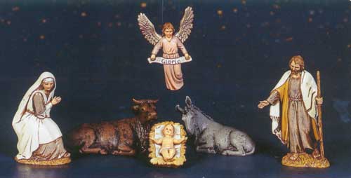Natività 6 soggetti costumi storici cm. 10