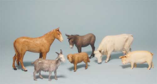 Assortimento 6 animali