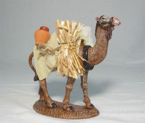 Cammello con carico per statue cm. 10