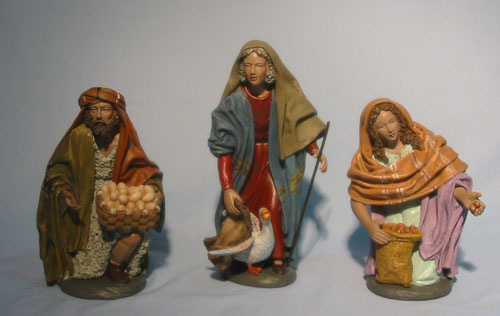 Tre pastori cm. 12  - B -