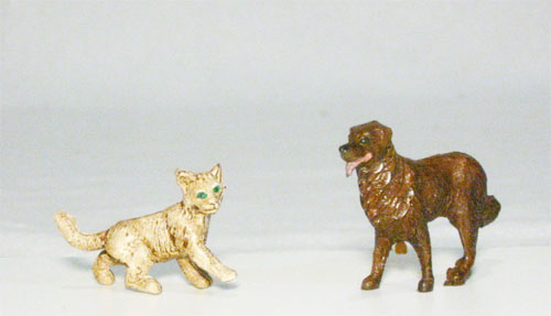 Cane e gatto per statue cm. 8-10