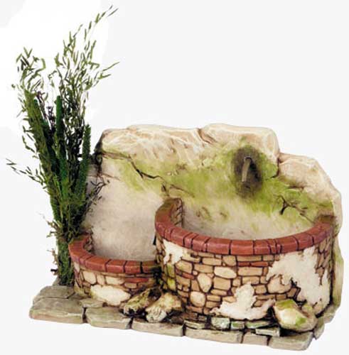 Fontana cm. 18 x 11 x 12,5 completa di pompa
