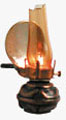 Lume a petrolio con riflettore cm. 2,5  12 V