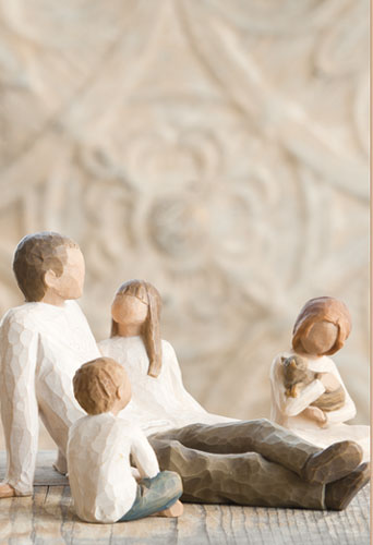 Father whith 3 children (41-26031+41-26227+41-26218)