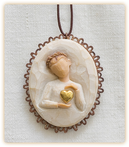 Keepsake Metal-edged ornament cm. 5