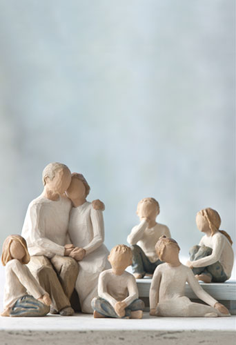 Grandparents with many grandchildren (41-26184+41-26223+41-26224+41-26225+41-26226+41-26227)