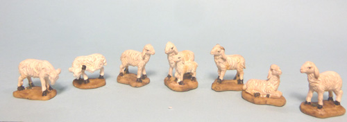 Pecore cm. 8  pezzi 7
