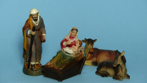 Natività distesa cm. 9 pezzi 4